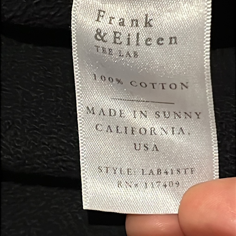 New Frank & Eileen ISABELLE
Funnel Neck DressTRIPLE FLEECE Black - Picture 13 of 17